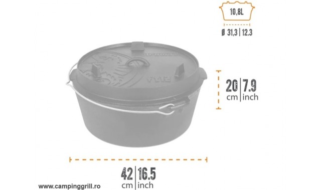 Dutch oven Petromax 10 liters