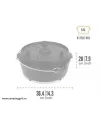 Dutch oven for fire Petromax 6 liters