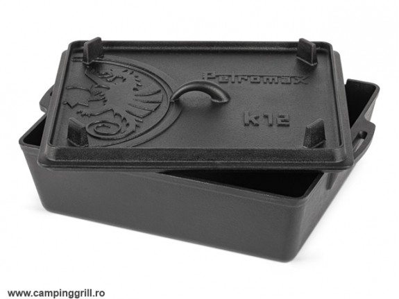 Petromax K12 Cast iron loaf pan with lid 8 l 