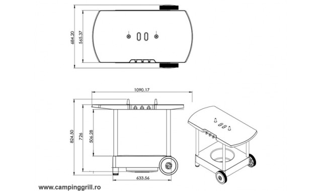 Outdoor Grill Tabel Morso Tavolo