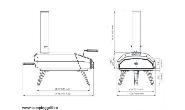 Pizza oven OONI Karu 12 WOOD – CHARCOAL