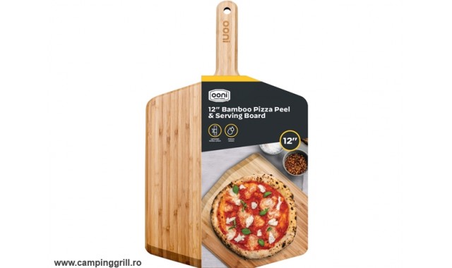 Paleta pizza bambus pentru servire Ooni 14