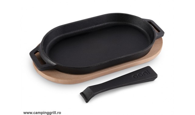 Oval cast iron sizzle pan OONI