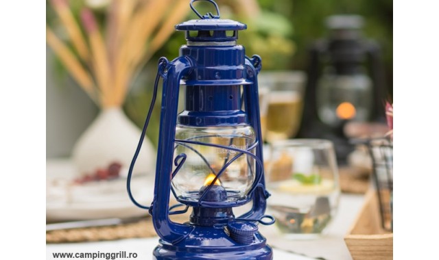 Feuerhand Lantern Cobalt Blue