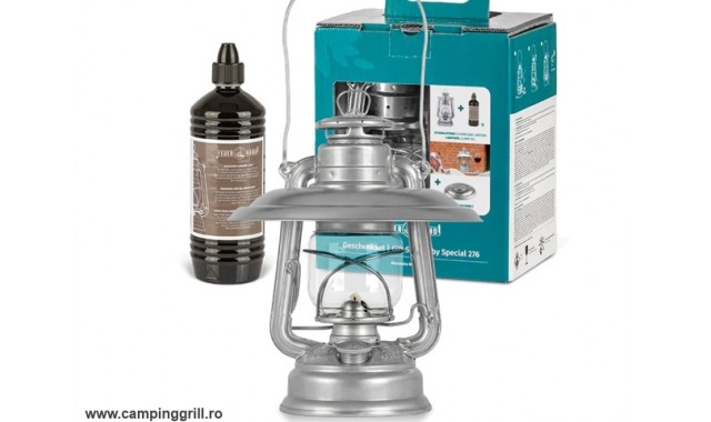 Limited Edition gift set Feuerhand Lantern zinc with reflector