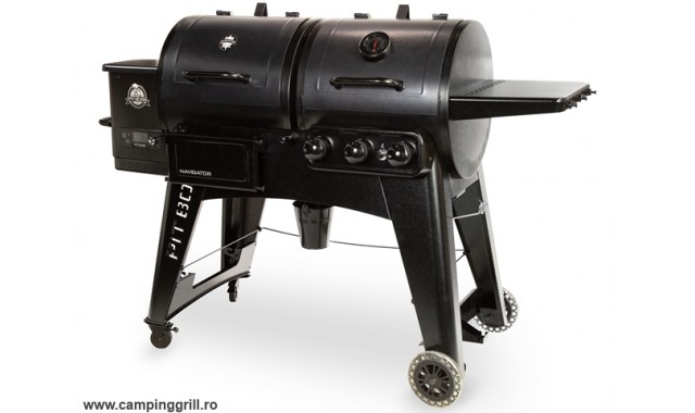 COMBO gas grill and pellet smoker Pit Boss Navigator 1230