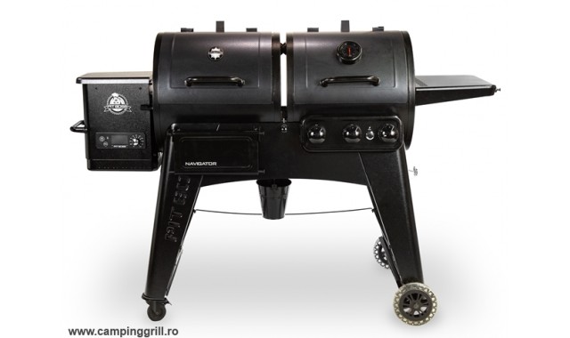 COMBO gas grill and pellet smoker Pit Boss Navigator 1230