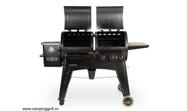 COMBO gas grill and pellet smoker Pit Boss Navigator 1230