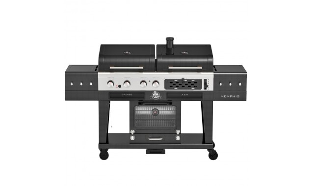 Hybrid grill charcoal gas electrical smoker Pit Boss Memphis ULTIMATE 2.0 special offer