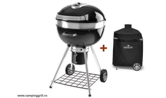 Charcoal grill Napoleon pro22k-leg with cover