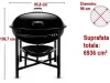 Charcoal grill Weber Ranch Kettle 96 cm