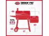 Gratar afumatoare cu carbuni Char-Griller Smokin’ Pro