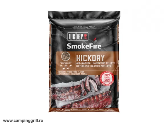 Peleti Weber SmokeFire hickory 9 Kg