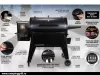 Pellet grill Pit Boss Navigator 1150 with cast iron griddle and pellets