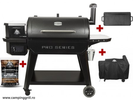 Pit Boss grill Pro Series 1150 with cover, cast iron griddle and pellets