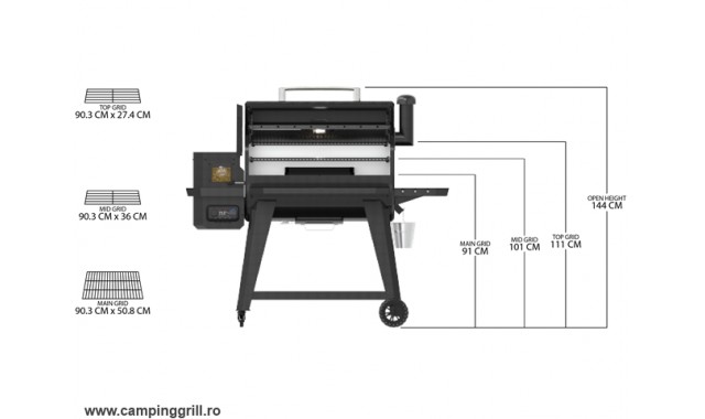 Pellet grill Pit Boss Smoker Pro 1600 WiFi