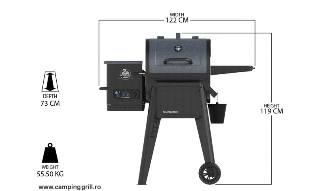 Pellet smoker Pit Boss Navigator 550 