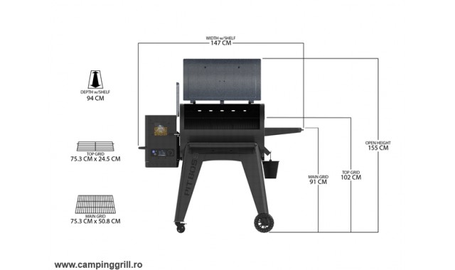 Pellet smoker Navigator 850 Pit Boss