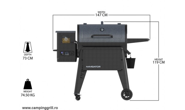 Pellet smoker Navigator 850 Pit Boss