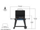 Plancha grill Pit Boss with 2 gas burners