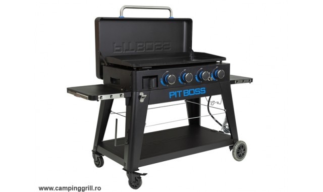 Ultimate plancha Pit Boss grill with 4 gas burners with cover and tools