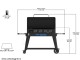 Ultimate plancha Pit Boss grill with 4 gas burners with cover and tools