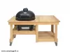 Ceramic Grill Primo Large in wood table