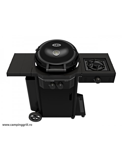 DAVOS 570 G PRO gas grill with side burner
