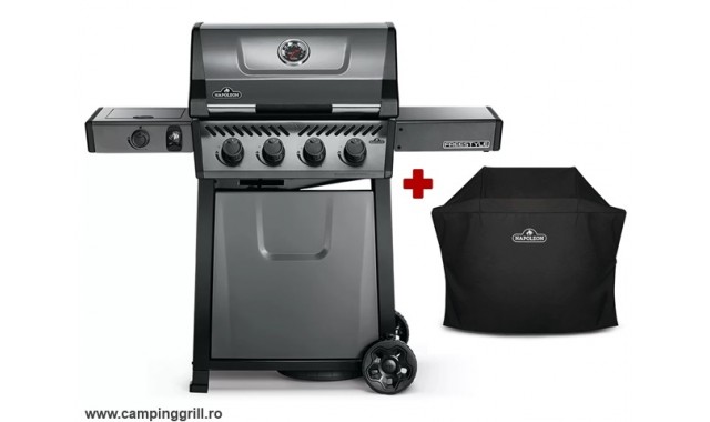 Gas grill Freestyle 425 with side burner and cover