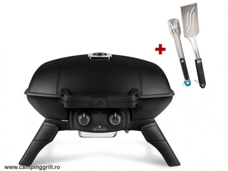 Gasgrill Napoleon TravelQ 285 with grilling tools