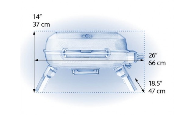 Portable gas grill Napoleon TQ240