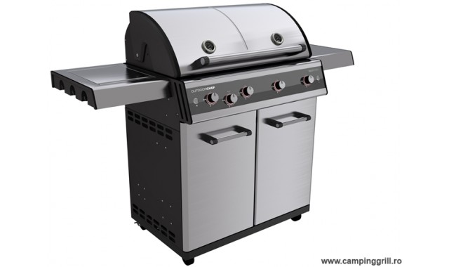 Garden stainless steel grill DUALCHEF S 425G