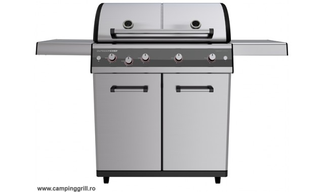 Garden stainless steel grill DUALCHEF S 425G