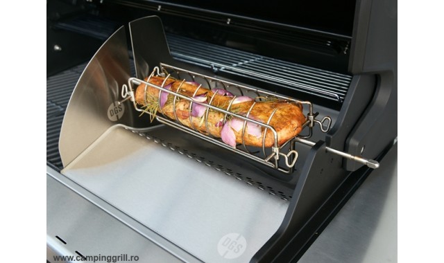 Electric grilling rotisserie DUALCHEF