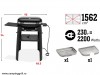 Gratar electric Lumin cu stativ, Weber Grills