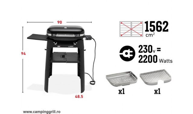 Electric grill Lumin with stand, Weber Grills