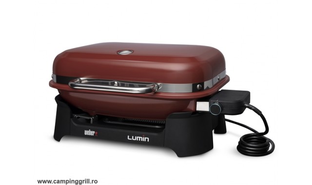 Electric grill Lumin crimson red, Weber Grills