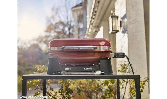 Electric grill Lumin crimson red, Weber Grills