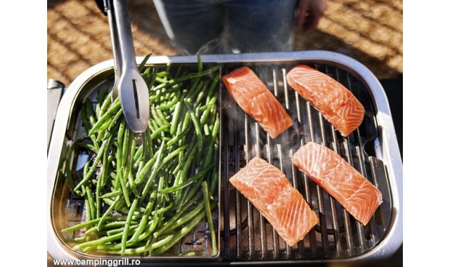 Electric grill Lumin crimson red, Weber Grills