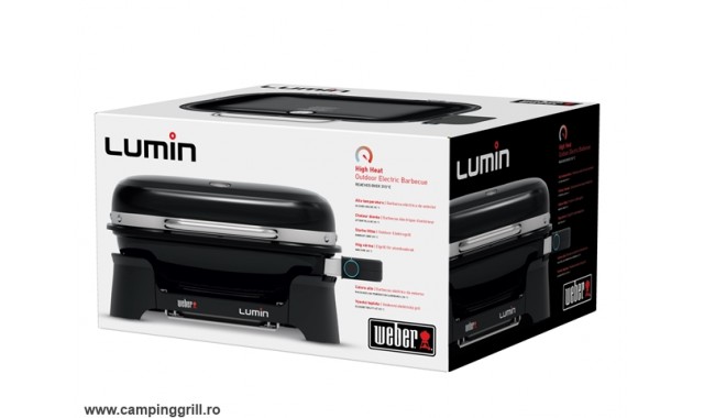 Electric grill Lumin Compact black, Weber Grills