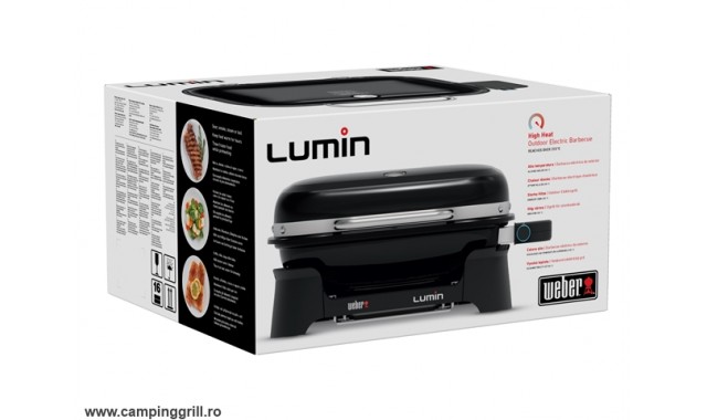 Electric grill Lumin Compact black, Weber Grills