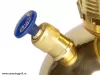 Petromax lamp HK 500 brass with reflector