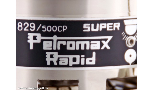 Petromax lamp HK 500 chrome with reflector