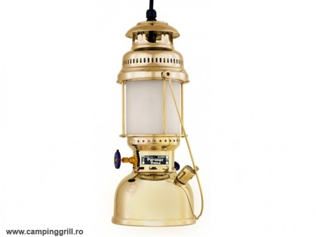 Petromax HK500 brass electro lamp