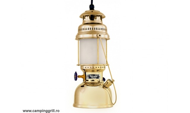 Petromax HK500 brass electro lamp