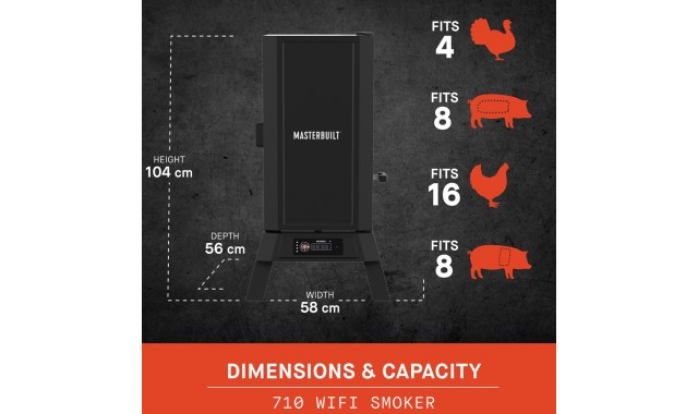 Masterbuilt Digital Electrical Smoker 710 Wifi 