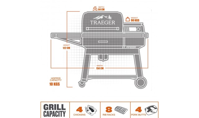  Ironwood XL Traeger pellet smoker grill 